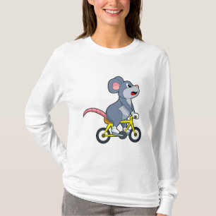 T-shirt Souris avec vélo
