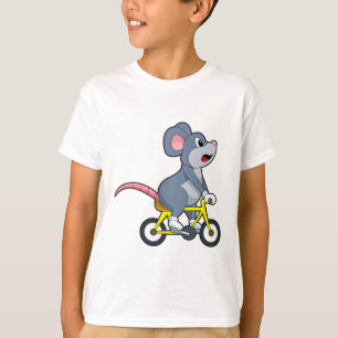 T-shirt Souris avec vélo