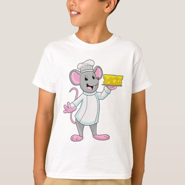 T-shirt Souris comme cuire avec du fromage (Devant)