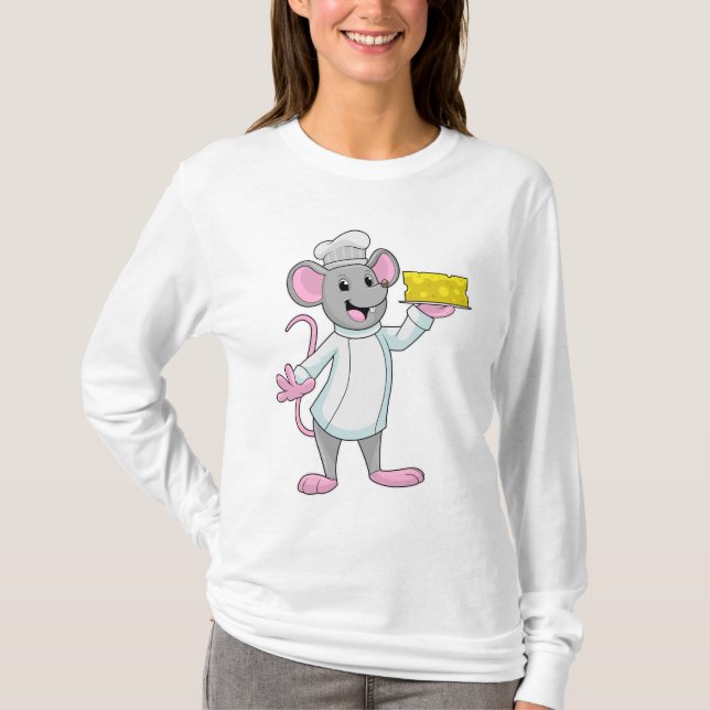 T-shirt Souris comme cuire avec du fromage (Devant)