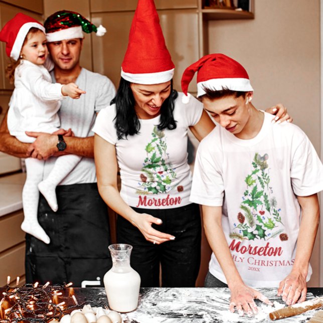 T-shirt Souris Cute Dans Les Berries Feuilles Nom De Famil (Créateur téléchargé)