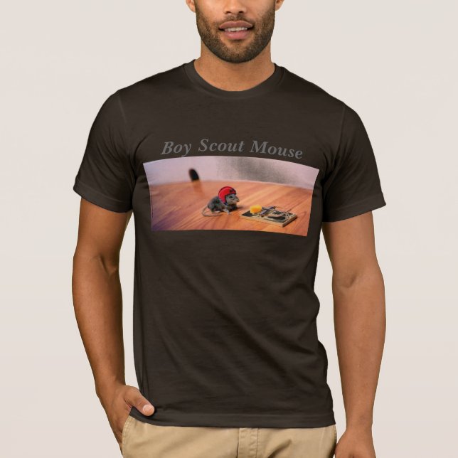 T-shirt Souris de scout de garçon (Devant)
