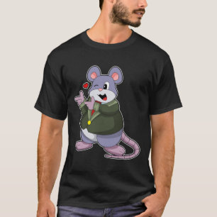 T-shirt Souris en marié avec costume