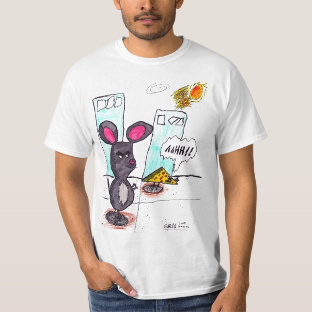 T-shirt Souris et fromage de Caydie Harrington (Devant)