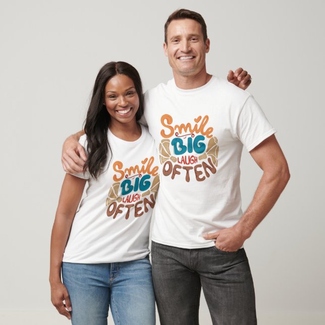 T-shirt Souris Grosse Rire Souvent (Unisexe)
