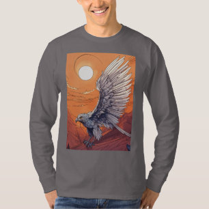 T-shirt Souris Majestic : Aigle Vision Tee