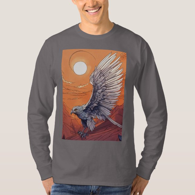 T-shirt Souris Majestic : Aigle Vision Tee (Devant)