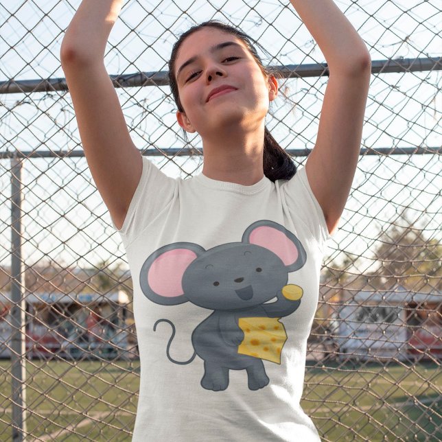 T-shirt Souris manger du fromage (Créateur téléchargé)