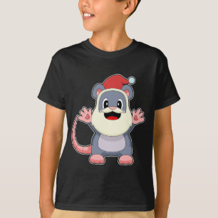 T-shirt Souris Noël Père Noël