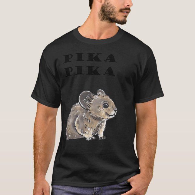 T-shirt Souris Pika - série animale (Devant)