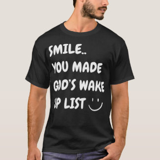 T-shirt Souris Tu As Fait La Liste De Réveil De Dieu Chris
