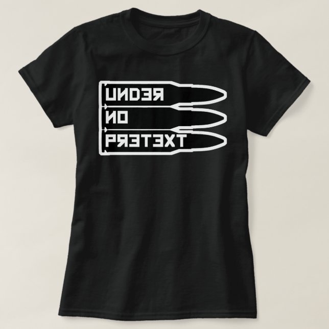 T-shirt Sous Aucun Prétexte Karl Marx 2e Modification Conc (Design devant)