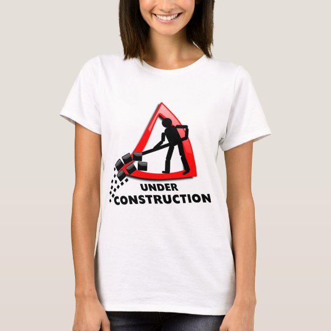 T-shirt sous-construction (Devant)