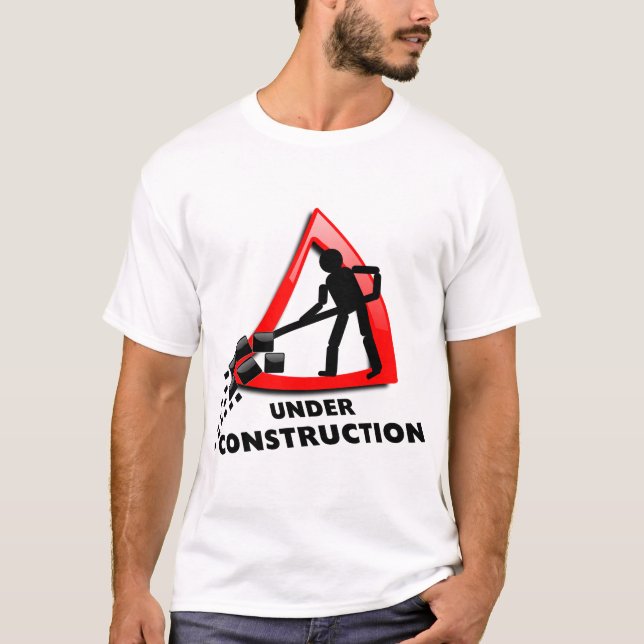 T-shirt sous-construction (Devant)