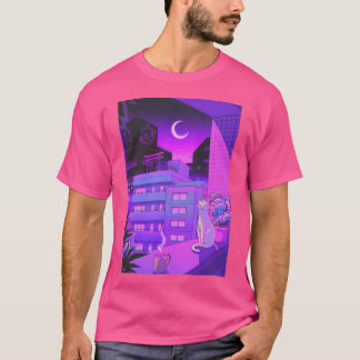 T-shirt Sous La Lune Néon