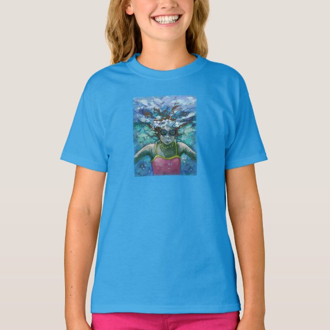 T-shirt Sous la nage aquatique (Devant)