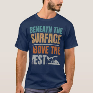 T-shirt Sous La Surface Oilman De Travailleur De L'Huile