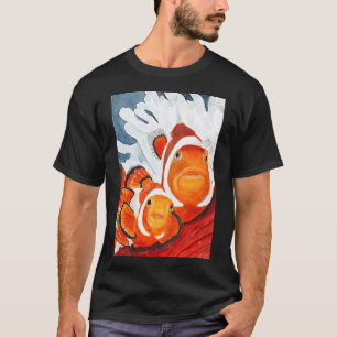 T-shirt Sous les vagues – Poisson clown et anémone
