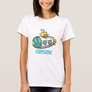 T-shirt Sous-marin - Cadeau Pour Les Amateurs De Sous-Mari