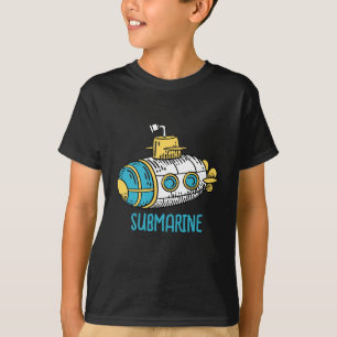 T-shirt Sous-marin - Cadeau Pour Les Amateurs De Sous-Mari