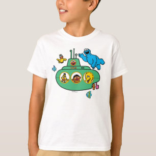 T-shirt Sous-marin Cookies Monster and Sesame Pals