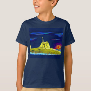 T-shirt Sous-marin jaune