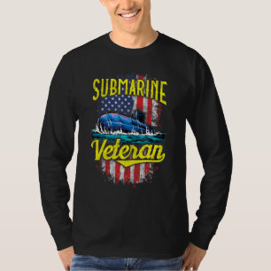 T-shirt Sous-marin Vétérinaire Retraité Sous-marin Us Sile