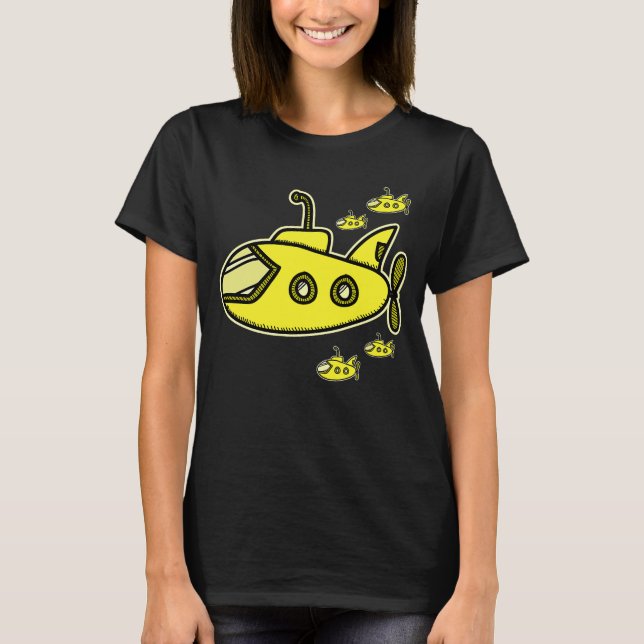T-shirt Sous-marins du groupe familial (Devant)