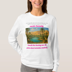 T-shirt Sous un soleil éclatant, s'étend le désert doré