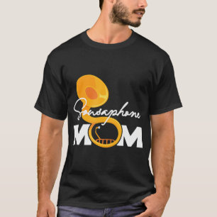 T-shirt Sousaphone Maman Marching Band Instrument de musiq