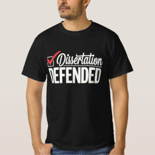 T-shirt Soutenance de thèse diplômé de doctorat remise des