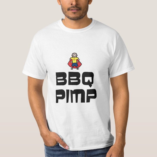T-shirt Souteneur de BBQ (Devant)