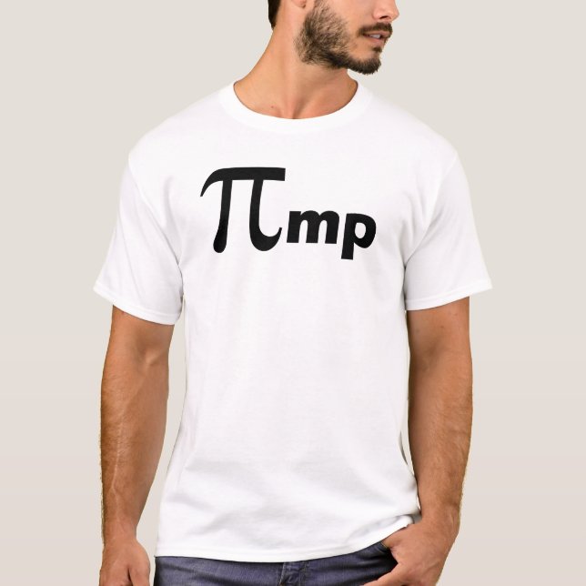 T-shirt Souteneur des maths pi (Devant)