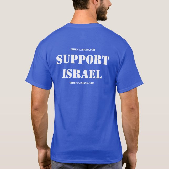 T-shirt Soutenez Israël Tee (Dos)