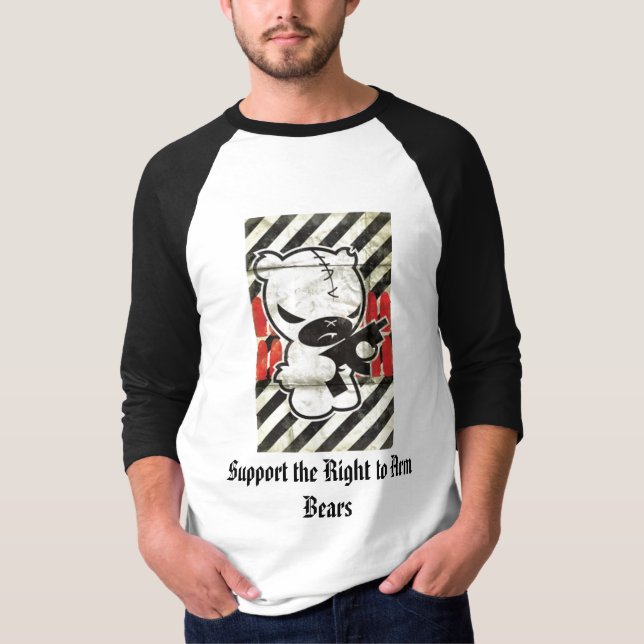 T-shirt Soutenez la droite d'armer des ours (Devant)