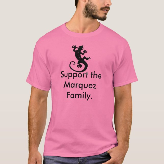 T-shirt Soutenez la famille Marquez. (Devant)