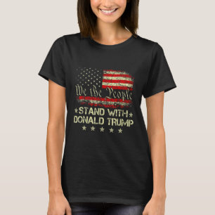 T-shirt Soutenez L'Amérique Avec Donald Trump 2024