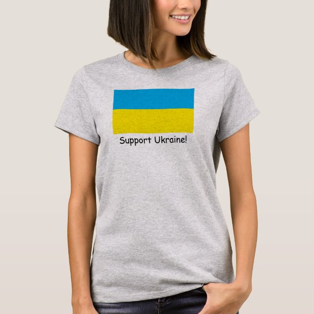 T-shirt Soutenez l'Ukraine ! ! (Devant)