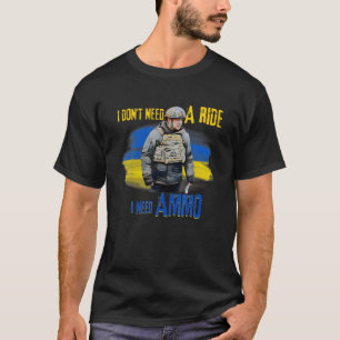 T-shirt Soutenez L'Ukraine, Anti-Russe, Avec L'Ukraine