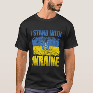 T-shirt Soutenez L'Ukraine En Se Tenant Avec L'Ukraine