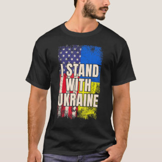 T-shirt Soutenez L'Ukraine Je Prends Position Avec L'Ukrai