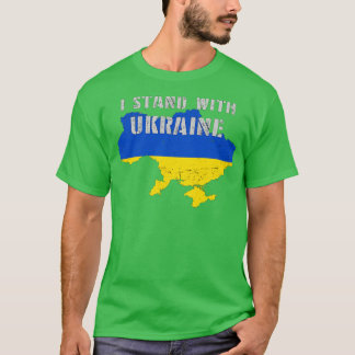 T-shirt Soutenez L'Ukraine Je Prends Position Avec L'Ukrai