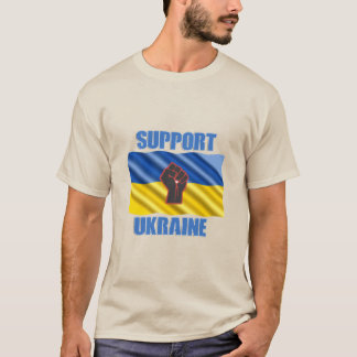 T-shirt Soutenez l'Ukraine - Paix et Amour pour l'Ukraine