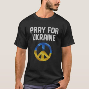 T-shirt Soutenez L'Ukraine Première Avec L'Ukraine Ukraini