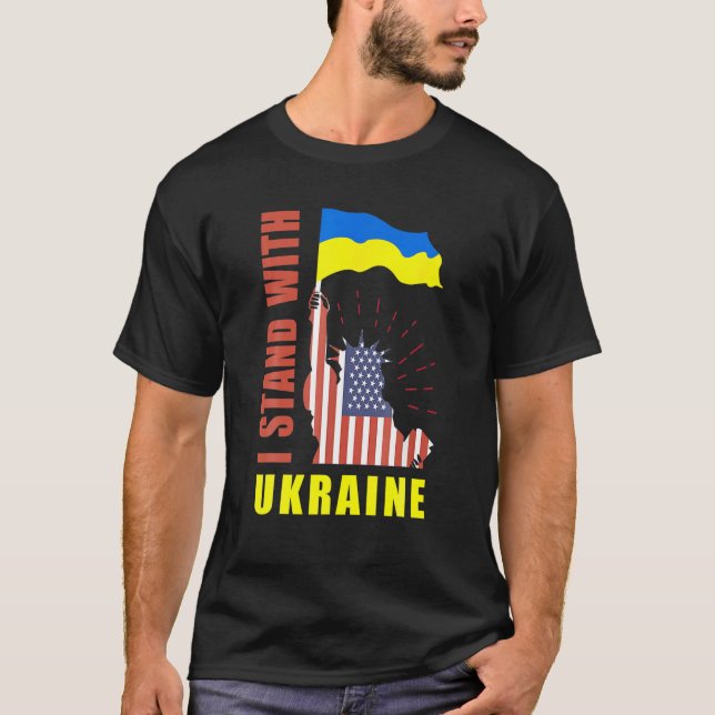 T-shirt Soutenez l'Ukraine Ukraine Ukraine Ukraine mignonn (Devant)