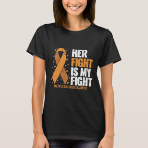 T-shirt Soutenez Sa Lutte Ma Lutte Contre La Sclérose En V