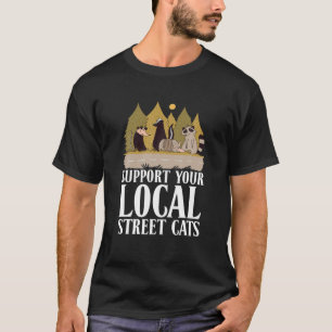 T-shirt Soutenez Vos Animaux Racoon Opossum Locaux