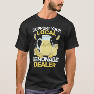 T-shirt Soutenez votre courtier local de limonade jeunesse