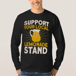 T-shirt Soutenez Votre Entreprise De Limonade De Stand De