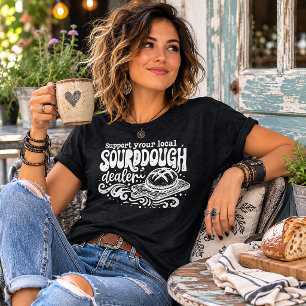 T-shirt Soutenez Votre Revendeur de Pain au Levain Local